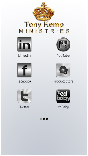 Android application Tony Kemp Ministries screenshort