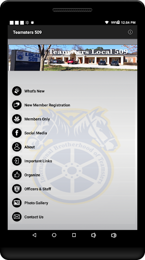 Android application Teamsters 509 screenshort
