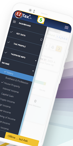 EZTax - Income Tax Filing App Screen 2