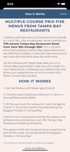 Tampa Bay Restaurant Week
