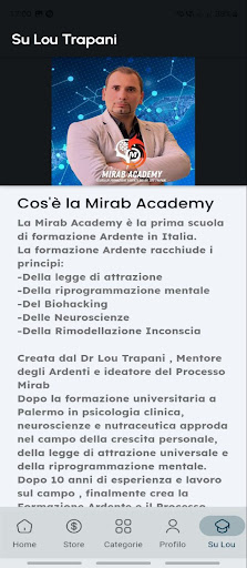 Android application Mirab Academy screenshort