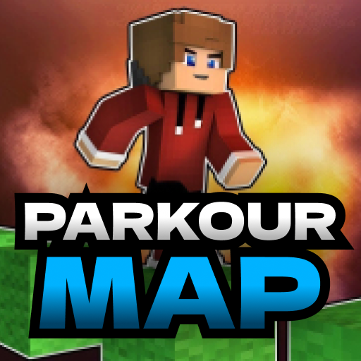 Parkour maps for mcpe logo