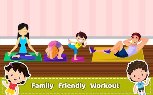 Yoga for Kids and Family fitness - Easy Workout  Screenshots 3