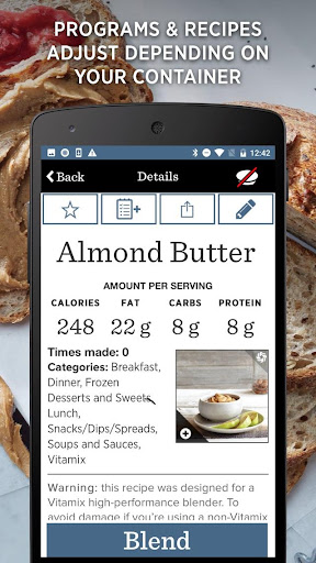 Vitamix Perfect Blend Screenshot 3 - AppWisp.com