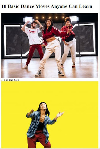 Android application How to Dance screenshort