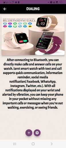 Iaret Smart Watch guide