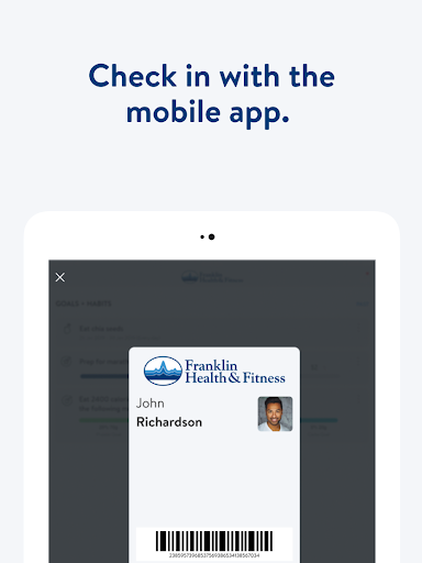 Screenshot of Franklin Health and Fitness