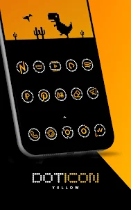 DOTICON YELLOW - NOTHING ICONS
