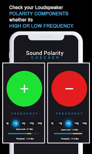 Android application Polarity Audio Delay Checker screenshort