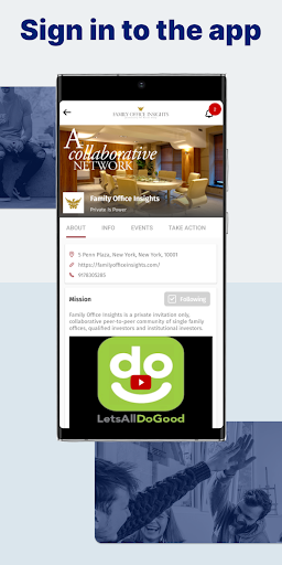 Android application Family Office Insights screenshort