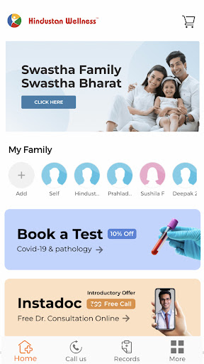Android application Hindustan Wellness screenshort