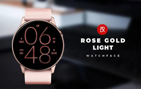 Rose Gold Light Watch Face
