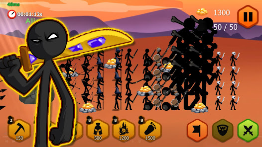 Screenshot 2 Stickman War Battle android
