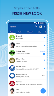 JioChat Messenger & Video Callのおすすめ画像2