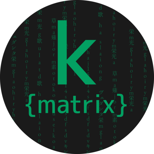 kMatrix: Matrix Hacker Live Wa logo