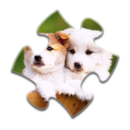 「犬のジグソーパズル」のアイコン画像
