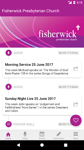 Fisherwick Presbyterian Church Screenshot