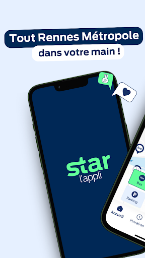 Android application STAR : bus, métro à Rennes screenshort