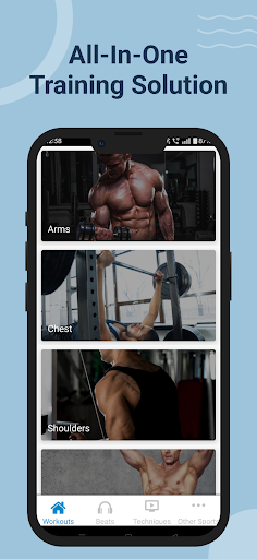 Screenshot of Triceps, Biceps, Forearms