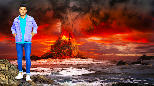 Volcanic Island Pic Editor