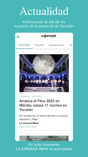 Android application La Jornada Maya screenshort