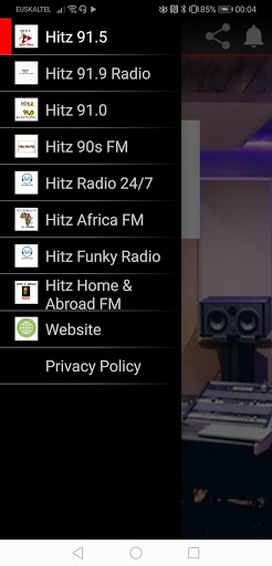 Android application Hitz 91.5 screenshort