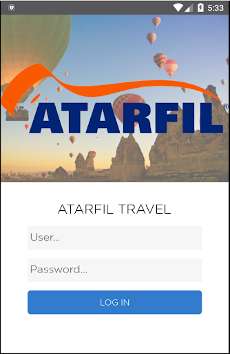 Android application Atarfil Travel screenshort
