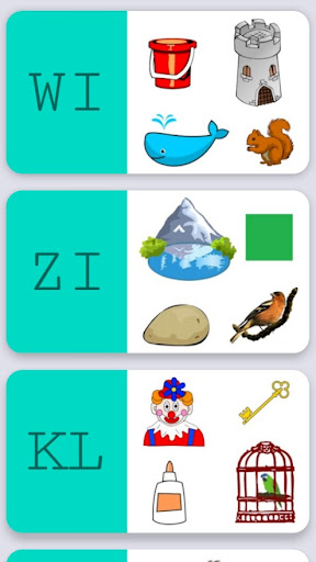 Android application Nauka czytania po polsku + screenshort