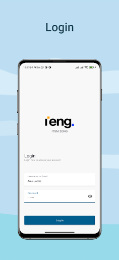 IENG-ITSM-ZONG Screen 2