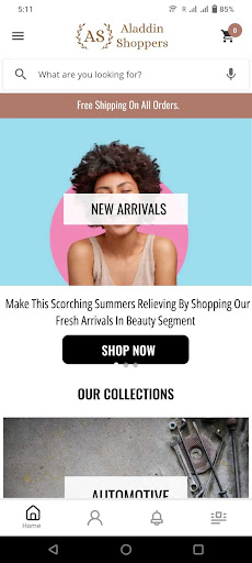Android application Aladdin Shoppers screenshort