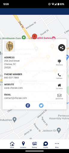 Cheraw Police Department Screen 2