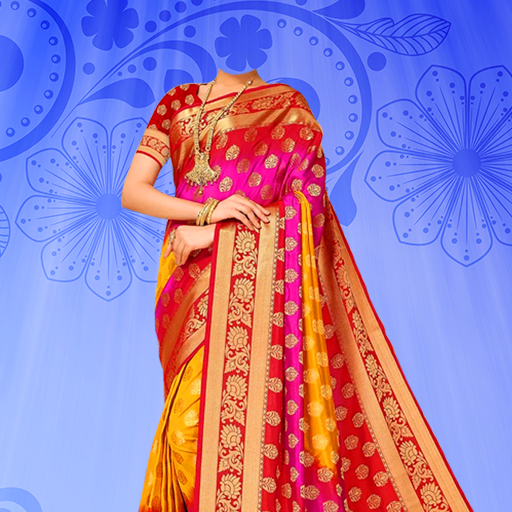 Women Saree Photo logo