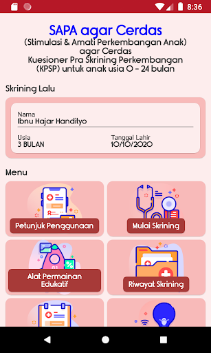 Android application SAPA agar Cerdas screenshort