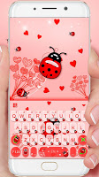 screenshot of Sweet Ladybird Keyboard Theme