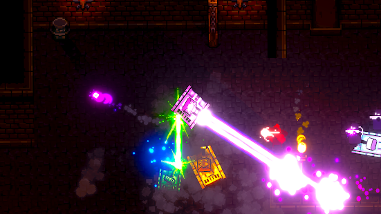 Laser Tanks: Captură de ecran Pixel RPG
