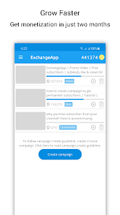 ExchangeApp - sub4sub, like & views for channel