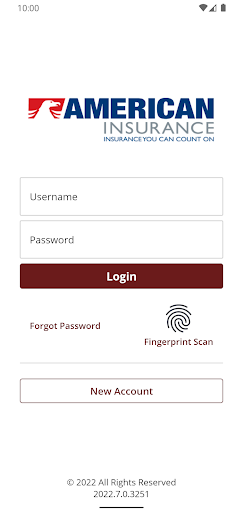 Android application American Insurance Online screenshort