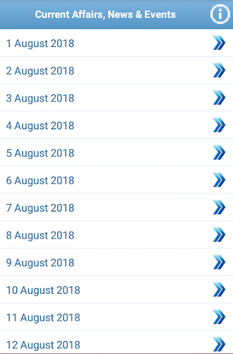 Current Affairs, News & Events Screen 2