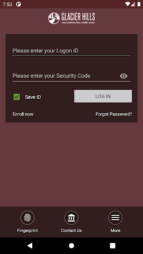 Glacier Hills Credit Union Screen 2
