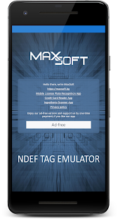 NFC NDEF Tag Emulator Screenshot
