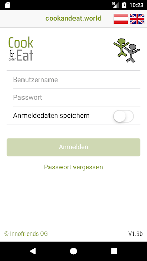 Android application Cook and Eat - order screenshort