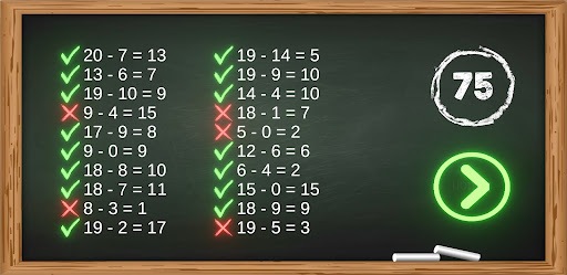Addition and Subtraction Screen 2