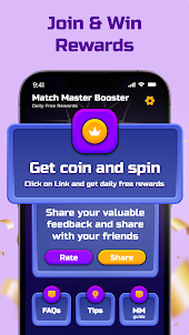 Match Master Booster Rewards