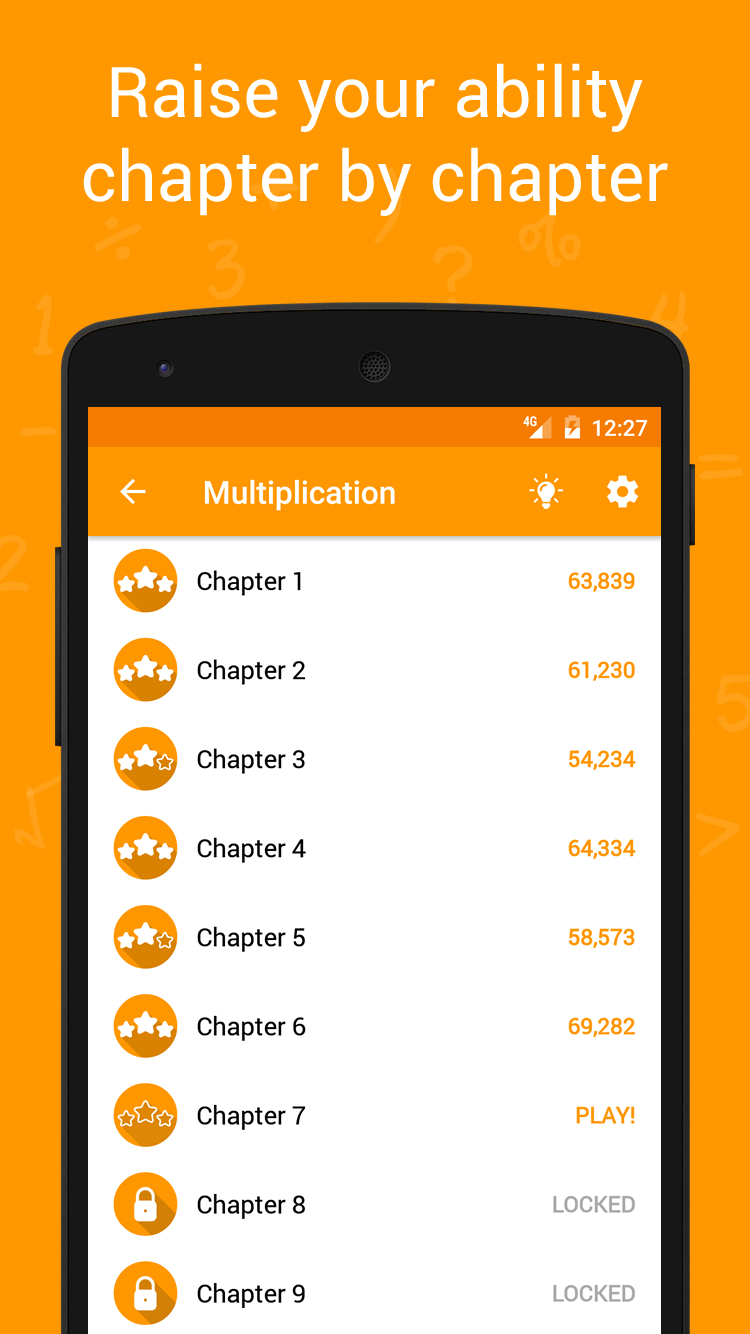 Android application Math Master - Brain Quizzes & Math Puzzles screenshort