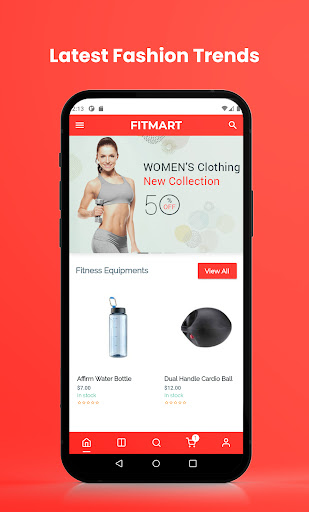 Android application Fitmart screenshort