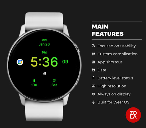 Pure Mango Watch Face screenshot 1