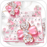 Glittering Diamond Flower Keyboard icon