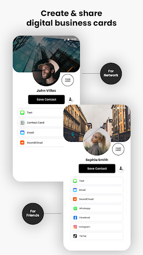 Screenshot of EasyTap: Digital Business Card