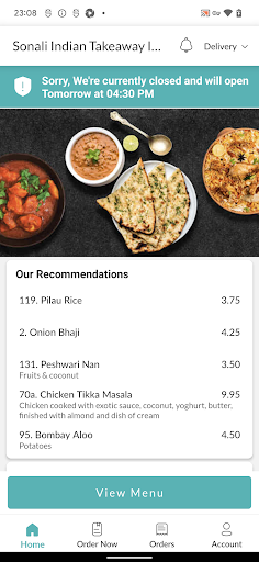 Sonali Indian OLCHESTER Screen 2