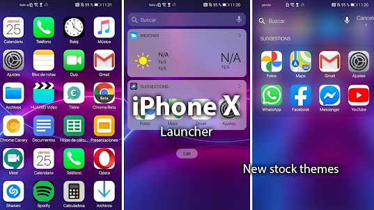 iPhone X Launcher And Theme